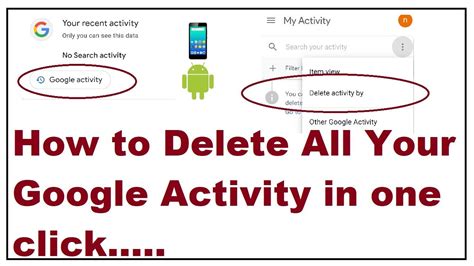 How to access your Google Activity and delete all history